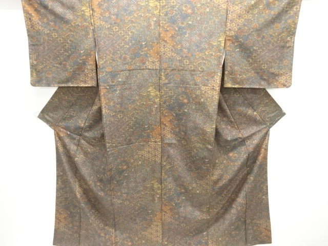 花古典柄小紋着物